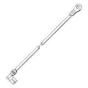 Hubbell EM-1407-TFFR - Strap Bonding 7 Inch Tab Connectors Stranded Conductor