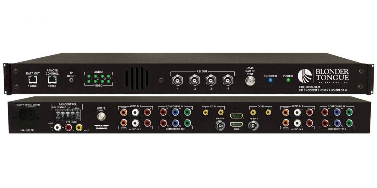 Blonder Tongue Laboratories, Inc. HDE2H/2SQAM6379A : High Definition Encoder 4 Programs, 2hdmi+2hdsdi