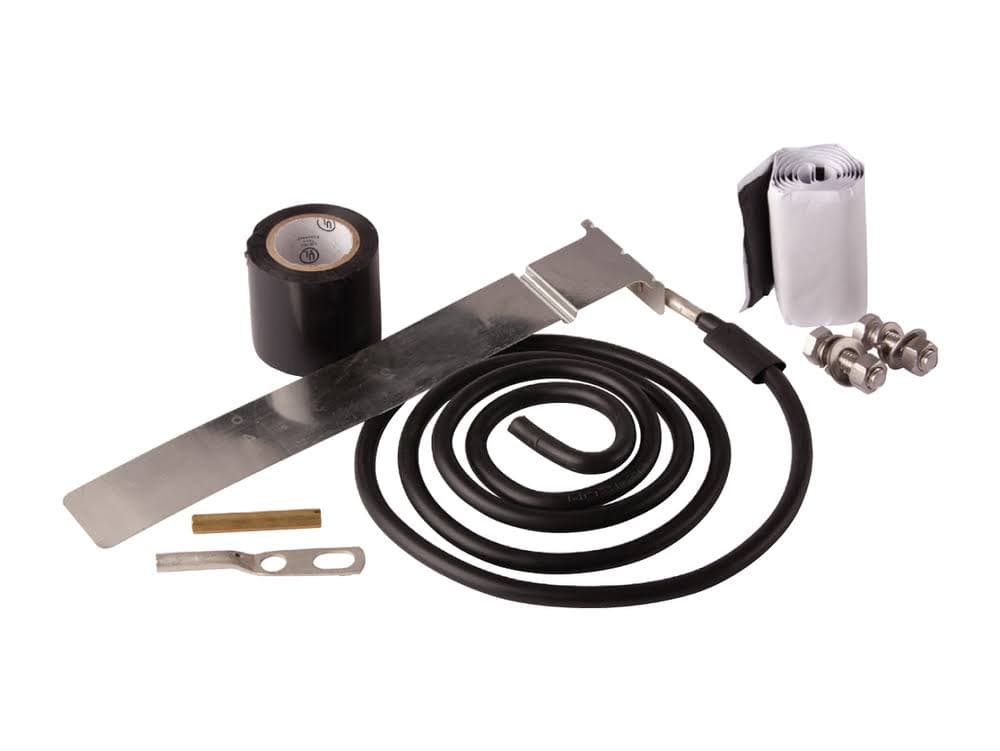 10-units min. Izzy Lugs TINNED UNIVERSAL GROUND KIT, 1/2" to 2-1/4" WITH 5' LEAD - UGK-A
