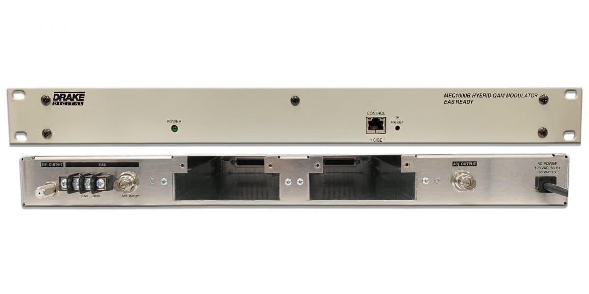 2-units min. Blonder Tongue Laboratories, Inc. Multiplexing Qam Modulator Requires Input Modules, Eas Supported - MEQ1000B - 1002511B