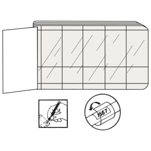 10-units min. Self-Laminating E-Z-CODE Vinyl Wire Marker Books WM-BW5 Thomas & Betts/ABB Blank Write-On Labels - WM-BW5